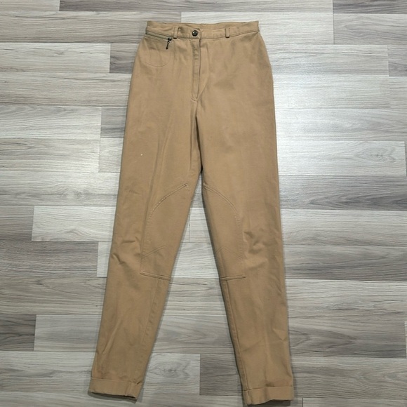LAUREN RALPH LAUREN Women’s Khaki Chino Ankle Pants Size 6 - Picture 1 of 5